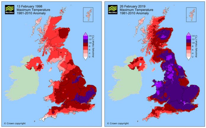 Media reaction The UK’s recordbreaking winter heat in 2019 Climate