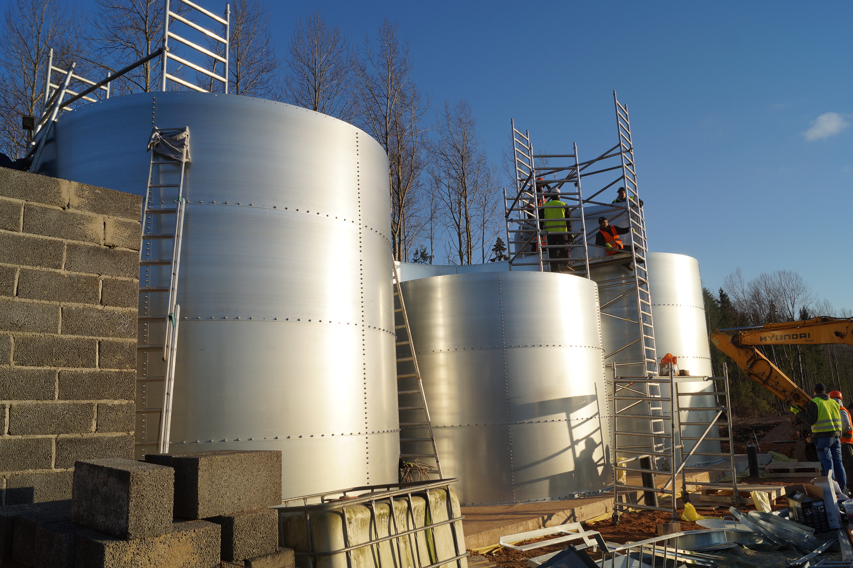 Climate, Inc. Water Collection Tanks