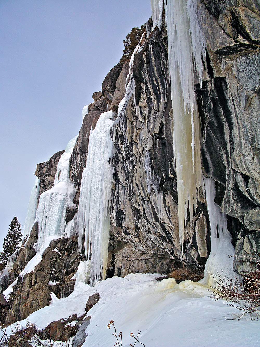 Ice Climbing In Pinedale, WY