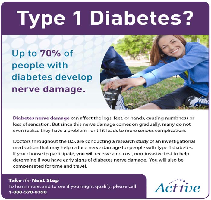 Type 1 Diabetes Decatur GA (Clinical Trial 19317)