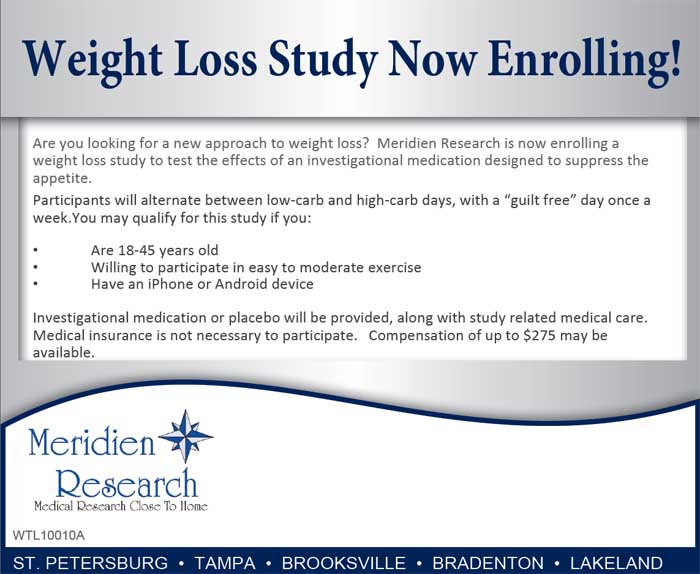 Weight Loss St. Petersburg FL (Clinical Trial 20403)