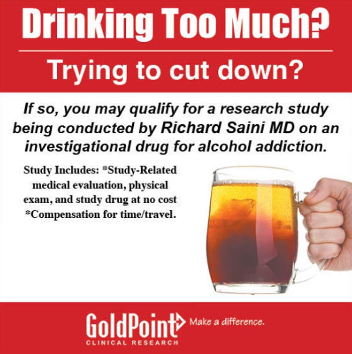 Alcohol Addiction Indianapolis IN (Clinical Trial 22413)