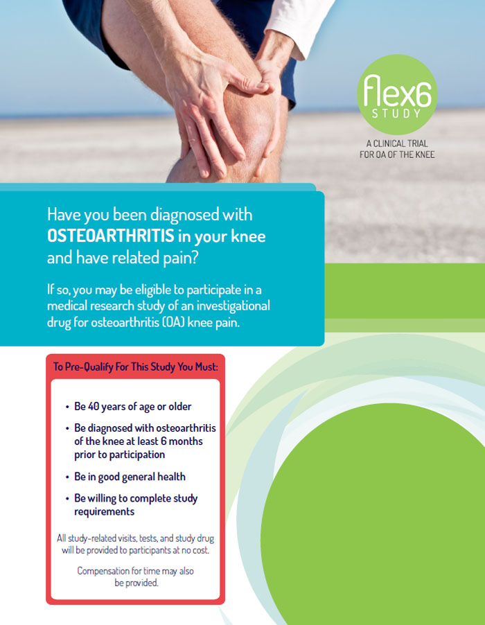 Osteoarthritis of the Knee Las Vegas NV (Clinical Trial