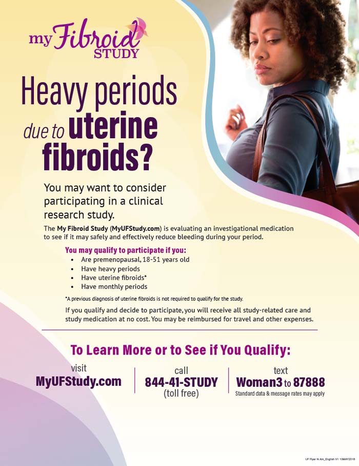 Heavy Menstrual Bleeding due to Uterine Fibroids Los Angeles CA