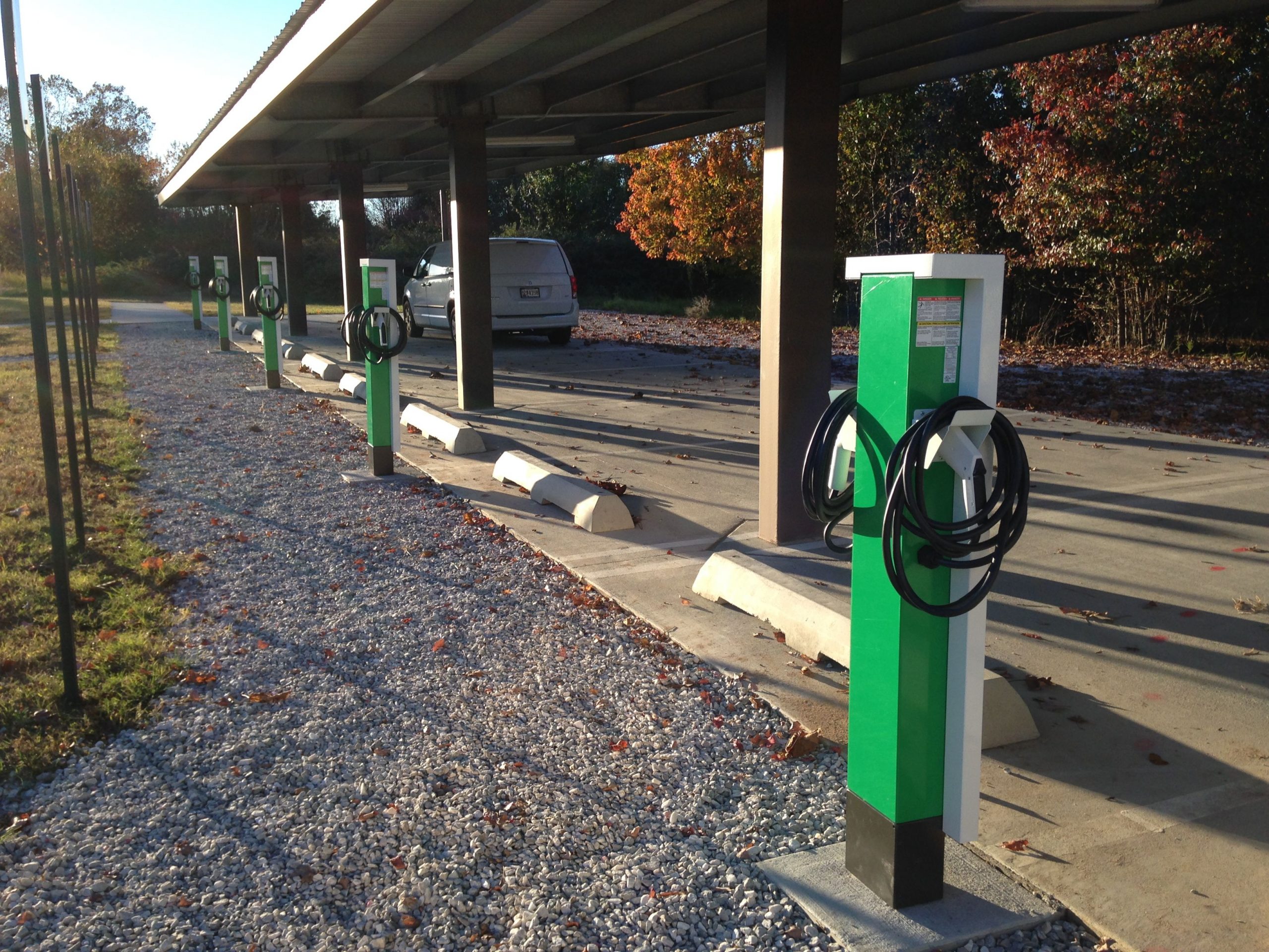 Fort MEade EV chargers