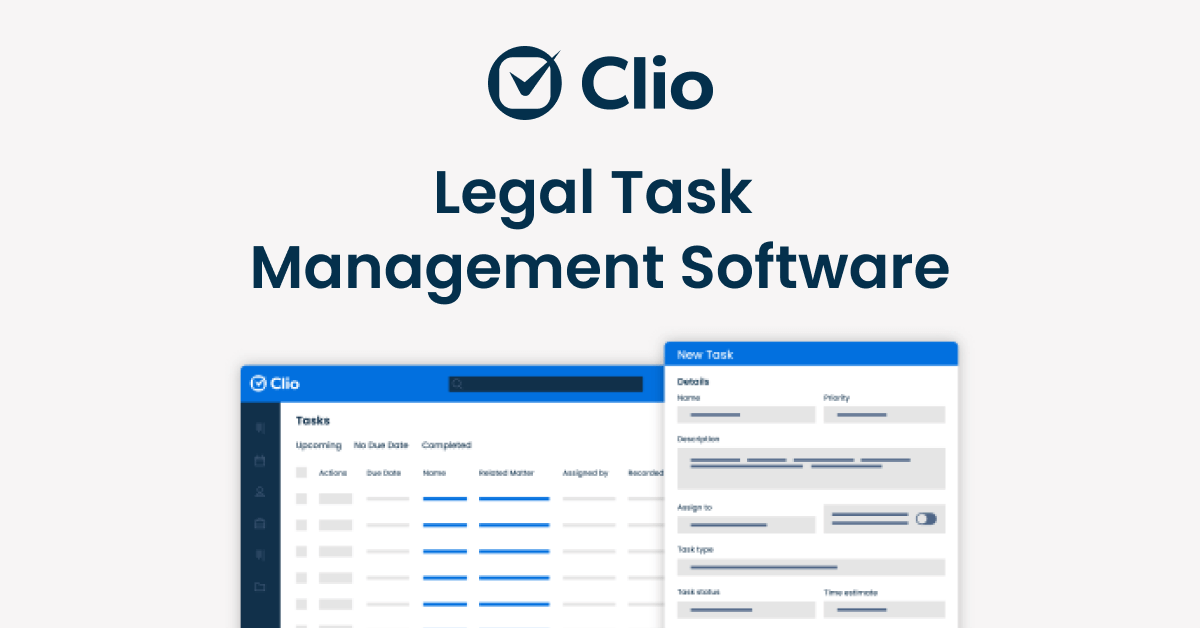 Legal Task Management Software Clio