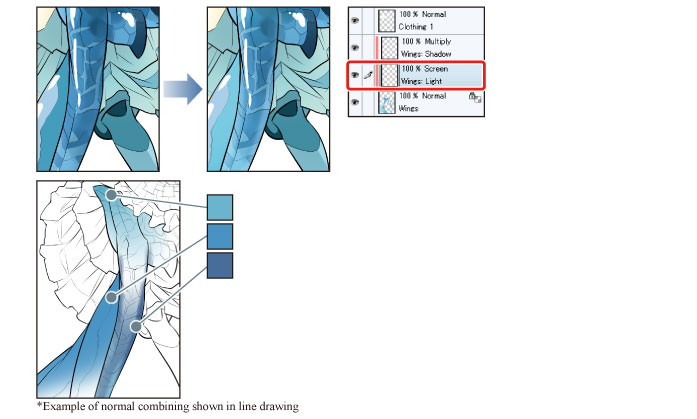 CLIP STUDIO PAINT Startup Guide Touching Up to Add Texture