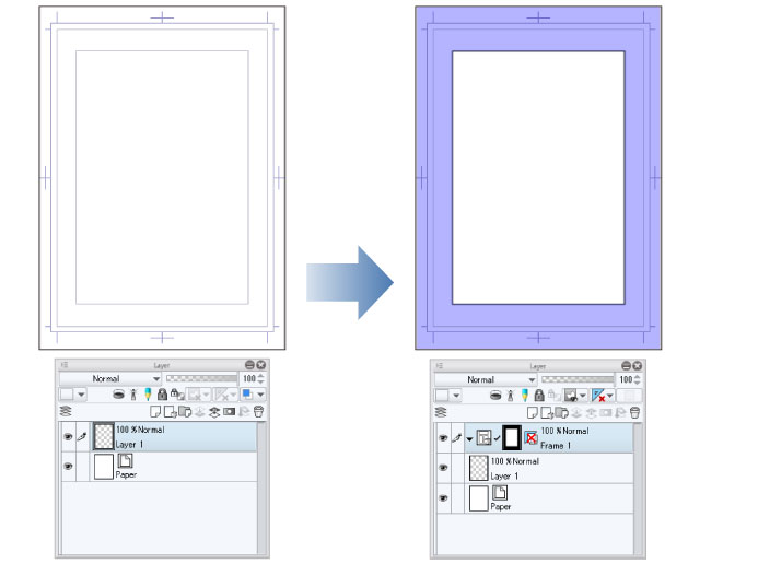 CLIP STUDIO PAINT Instruction manual Frame Border Folder [PRO/EX]