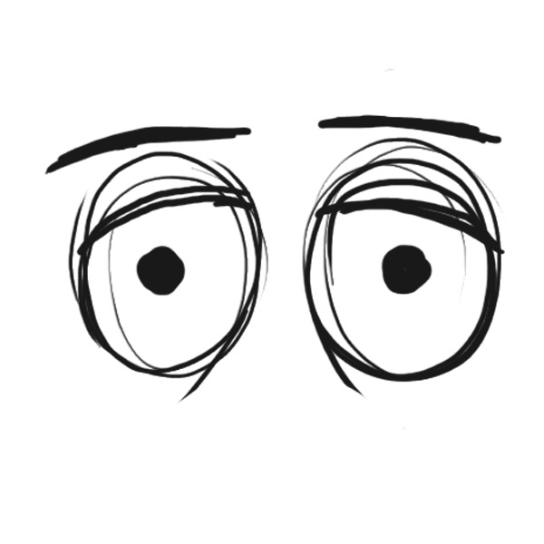Cartoon Eyes Looking Down ClipArt Best
