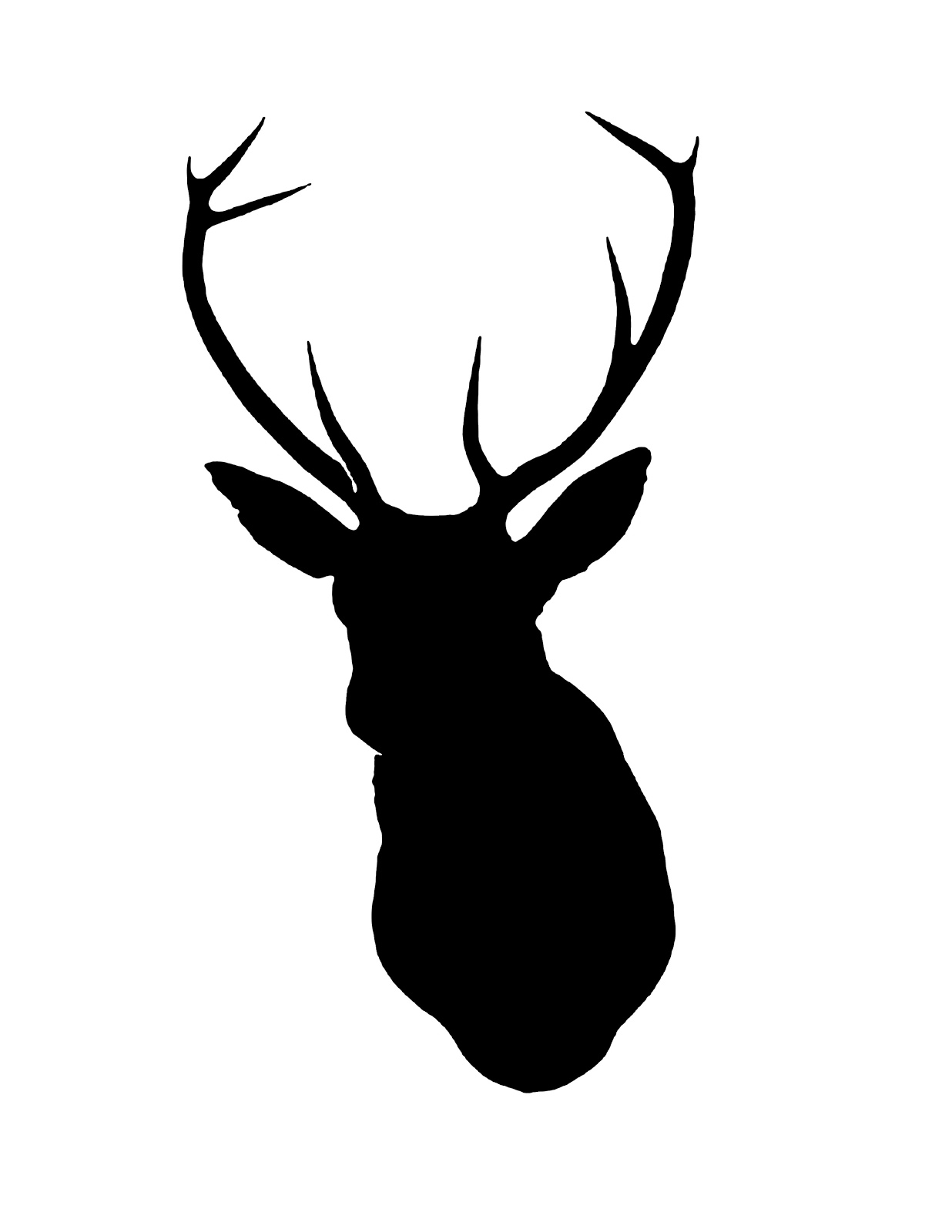 Reindeer Head Template ClipArt Best