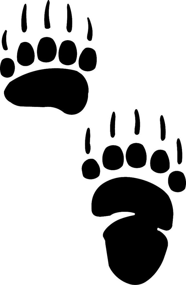 Grizzly Bear Paw Print ClipArt Best