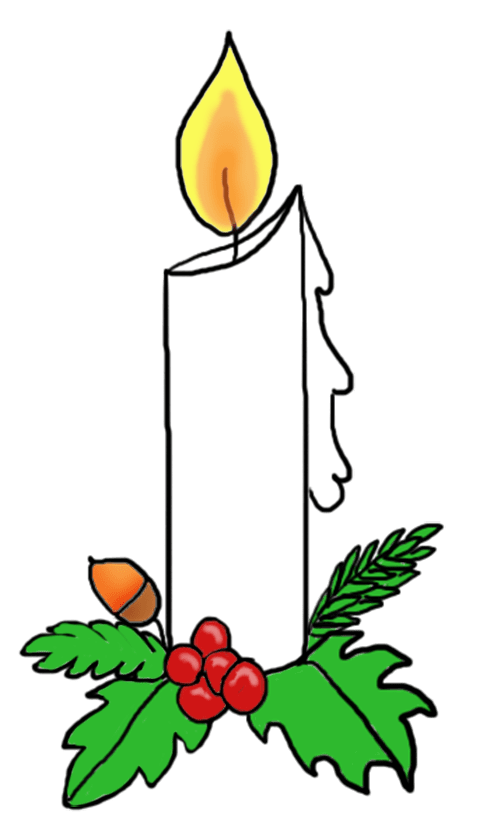 Candlelight Christmas Clipart Christmas Clip Art