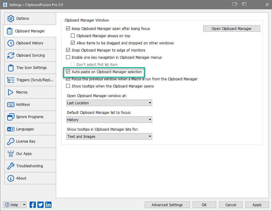 Clipboard Manager Help Guide • Help Guide • ClipboardFusion by Binary