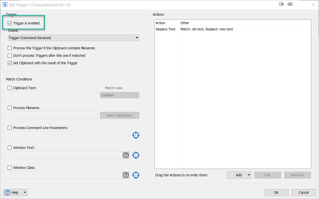 Triggers and Macros Help Guide • Help Guide • ClipboardFusion by Binary