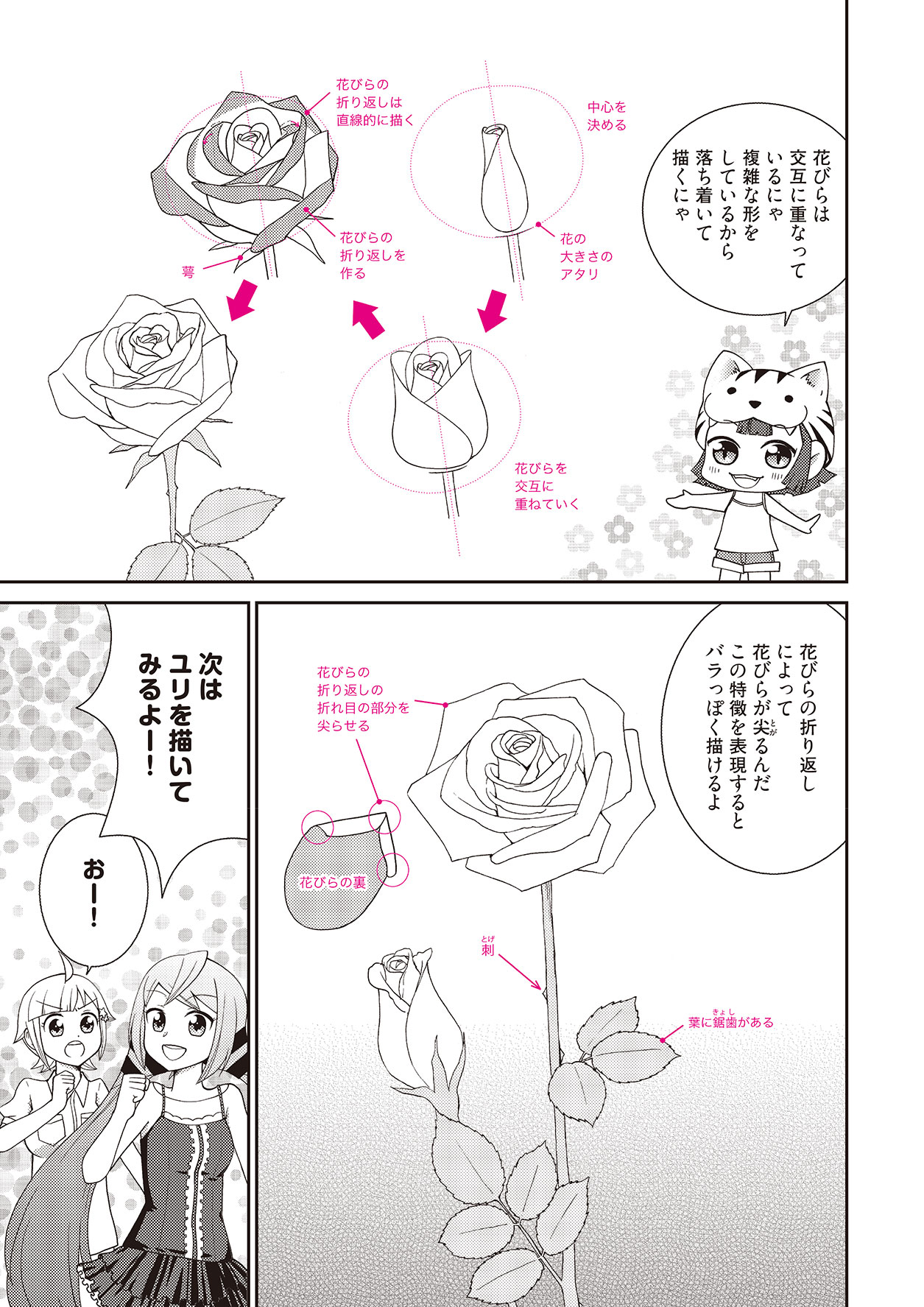 花 イラスト リアル 描き方
