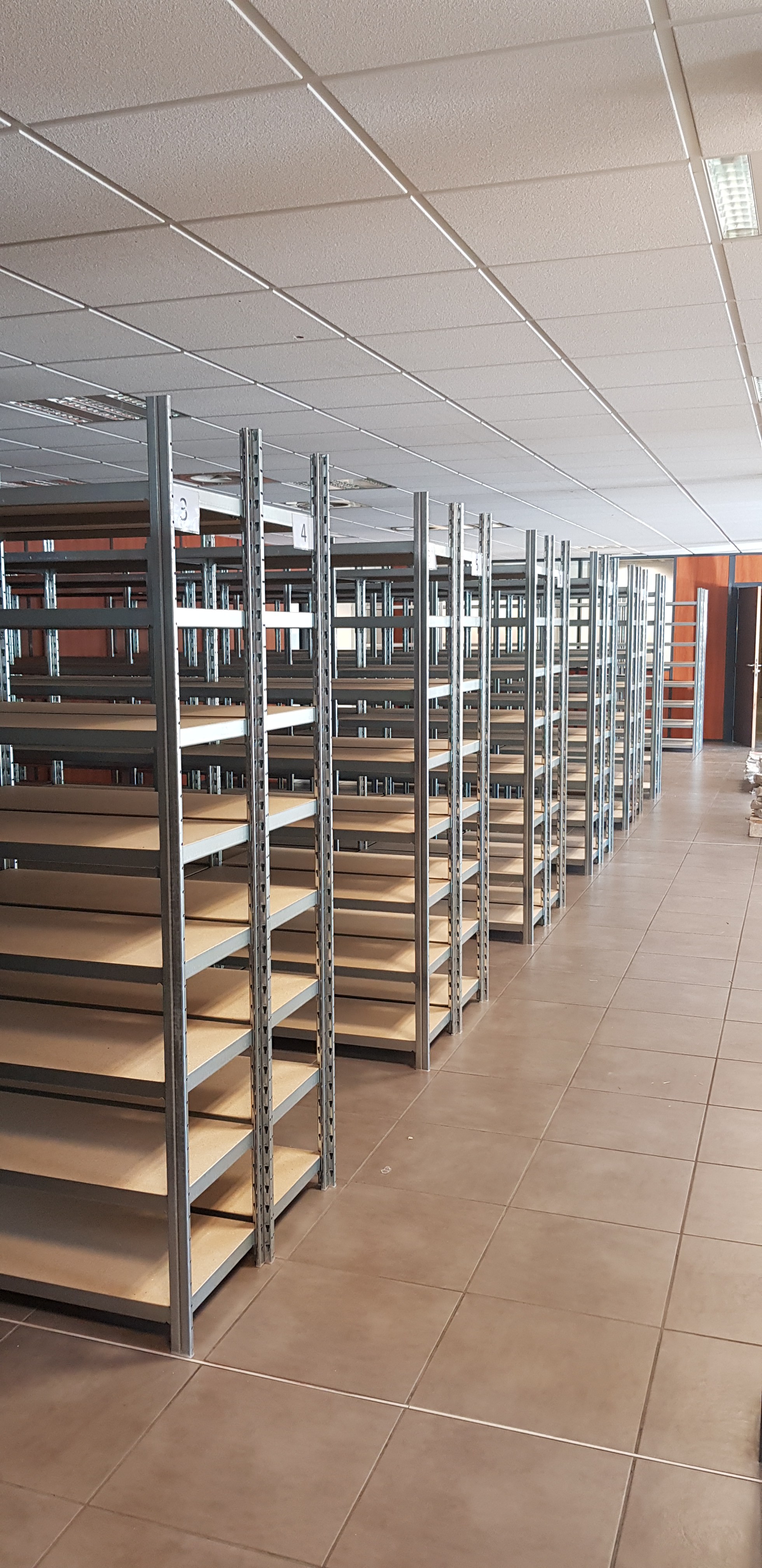 Light shelving Storage of light weight goods CLN Racking
