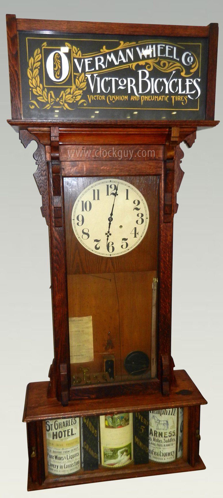 Sidney Advertising Clock Company History Antique Clocks Guy Antique Clocks and Mechanical
