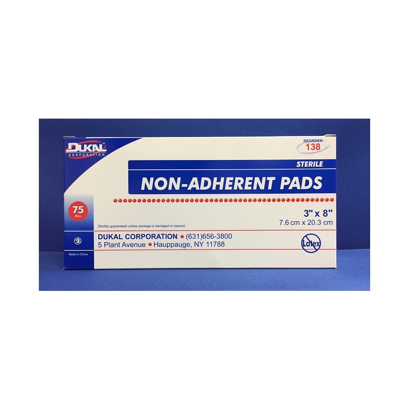 NDC, INC. DUK 138, 3962 TELFA NON ADHERENT PAD 3X8 75/BX Clock