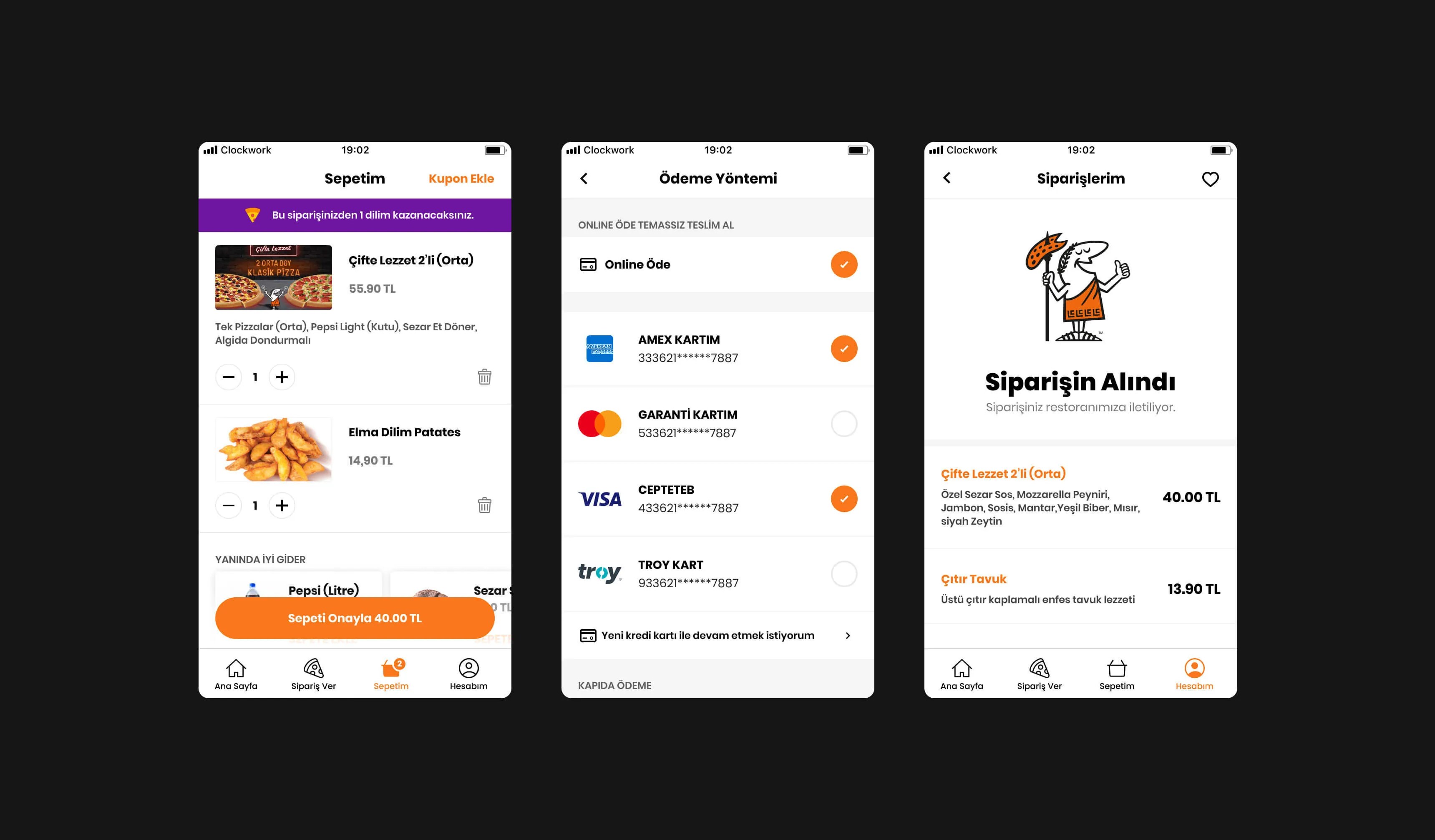 Little Caesars Mobile App Clockwork