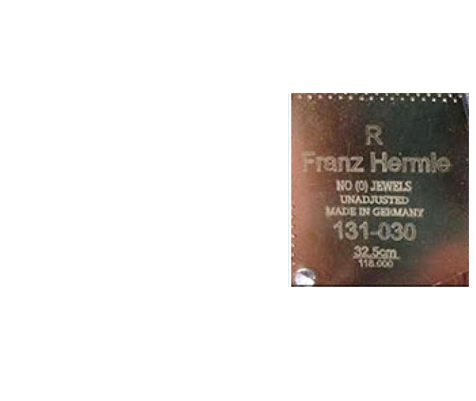 Hermle Movement Date Codes Determine the year made Clockworks Clockworks