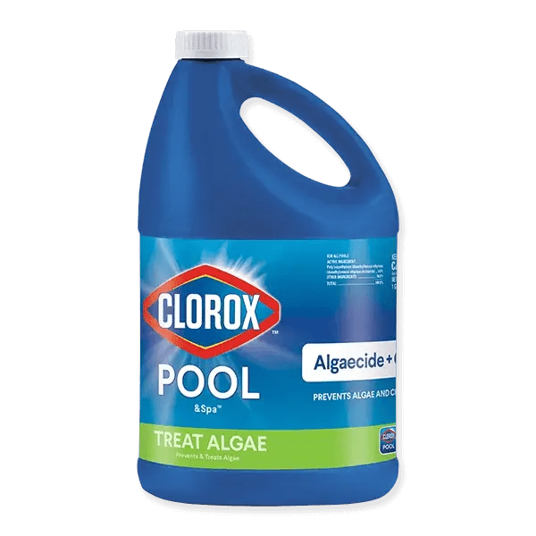 Algaecide + Clarifier Algaecides Clarifiers + Solutions Clorox