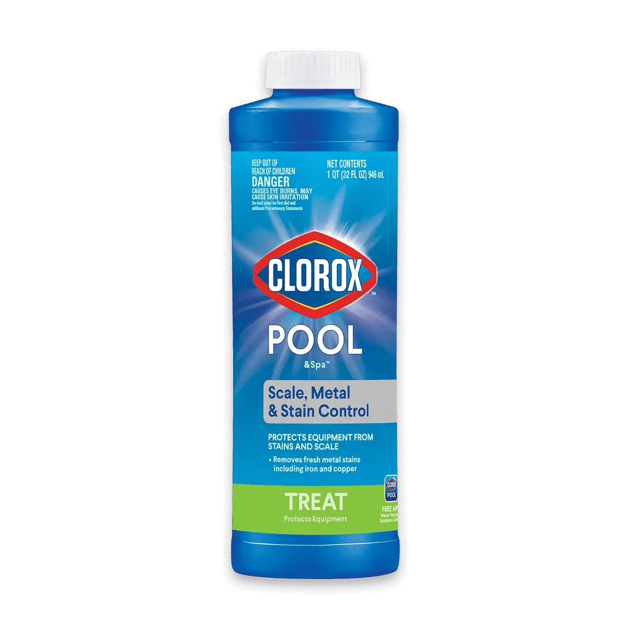Scale, Metal & Stain Control Clarifiers + Solutions Clorox® Pool&Spa™
