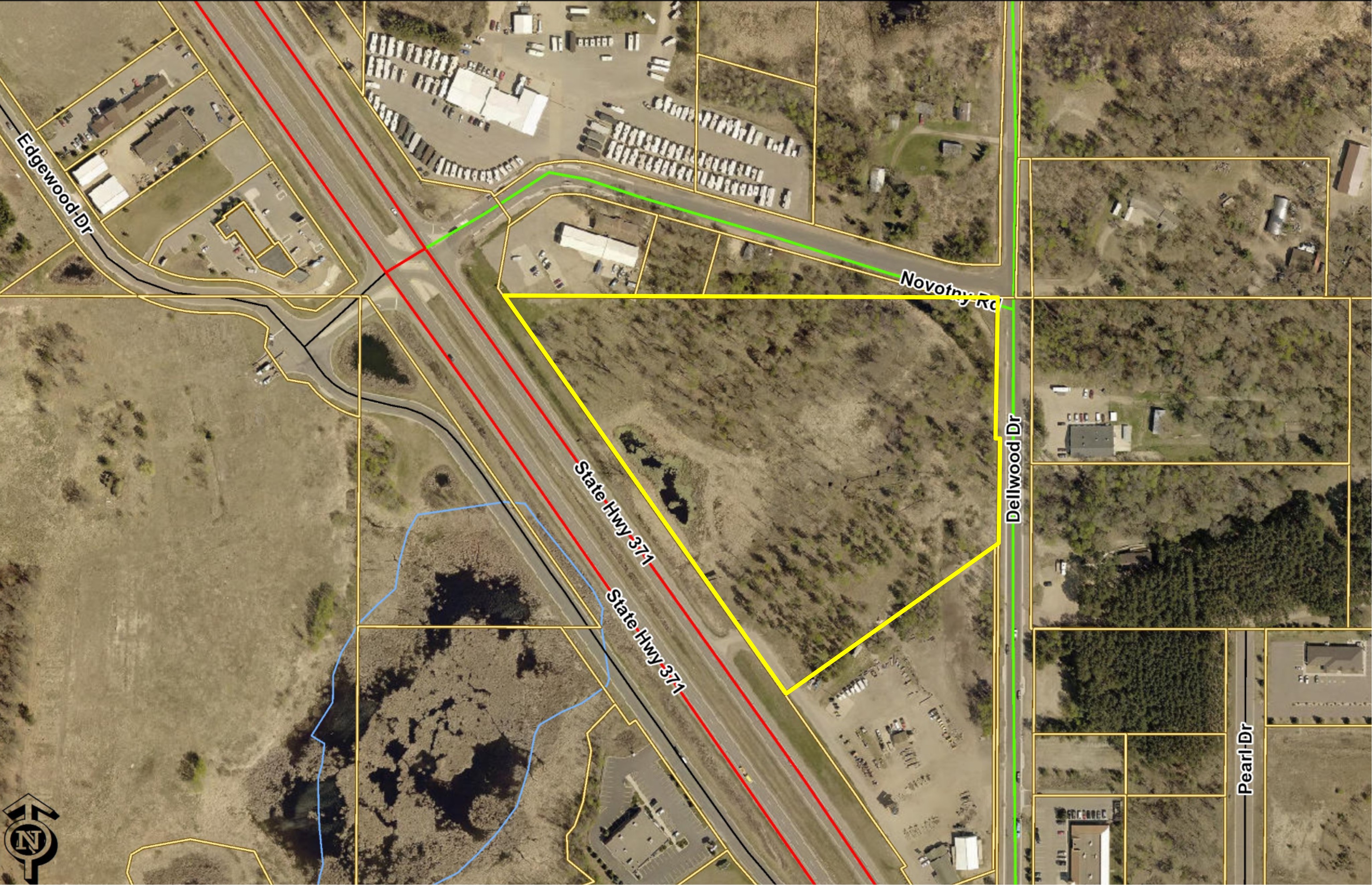 Hwy 371 Commercial Site Close Converse