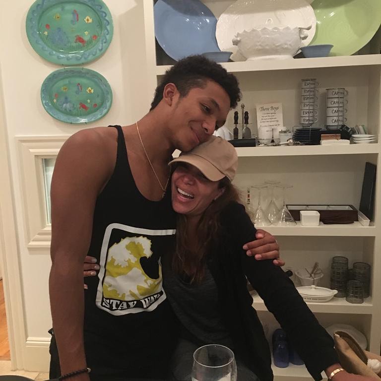 Sunny Hostin's 2 Kids Meet Her Son Gabe and Daughter Paloma(025)