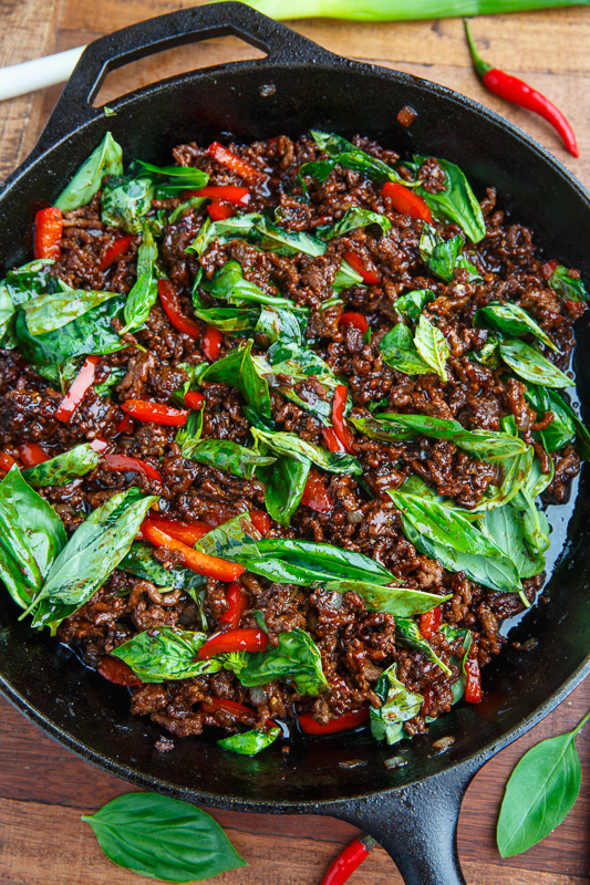 20 Minute Thai Basil Beef Closet Cooking