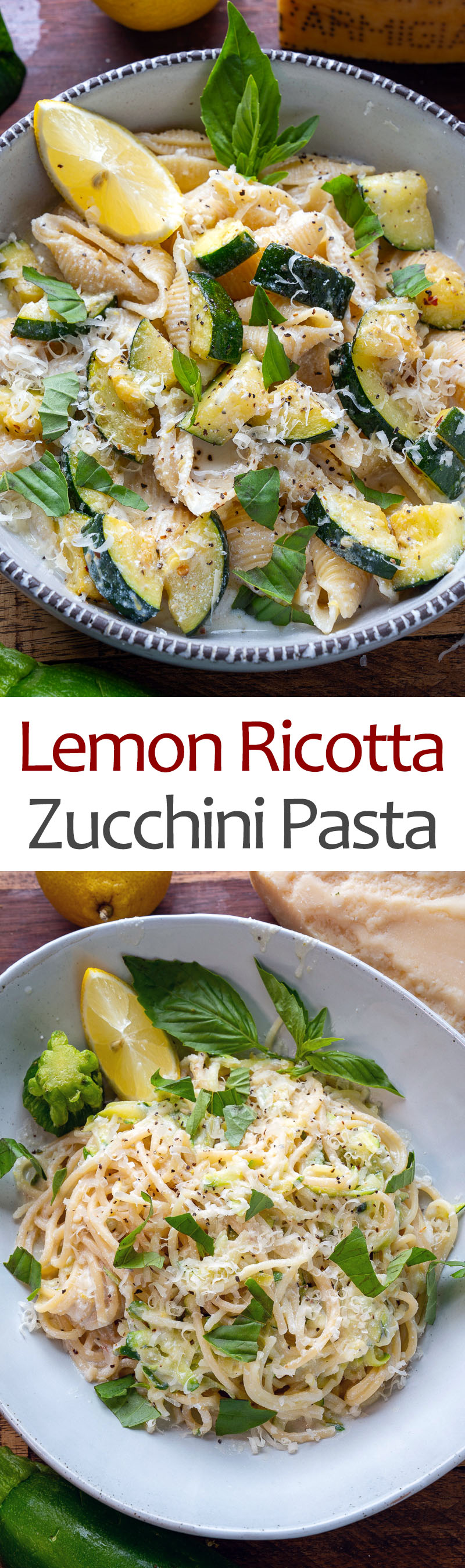 Lemon Ricotta Zucchini Pasta Closet Cooking