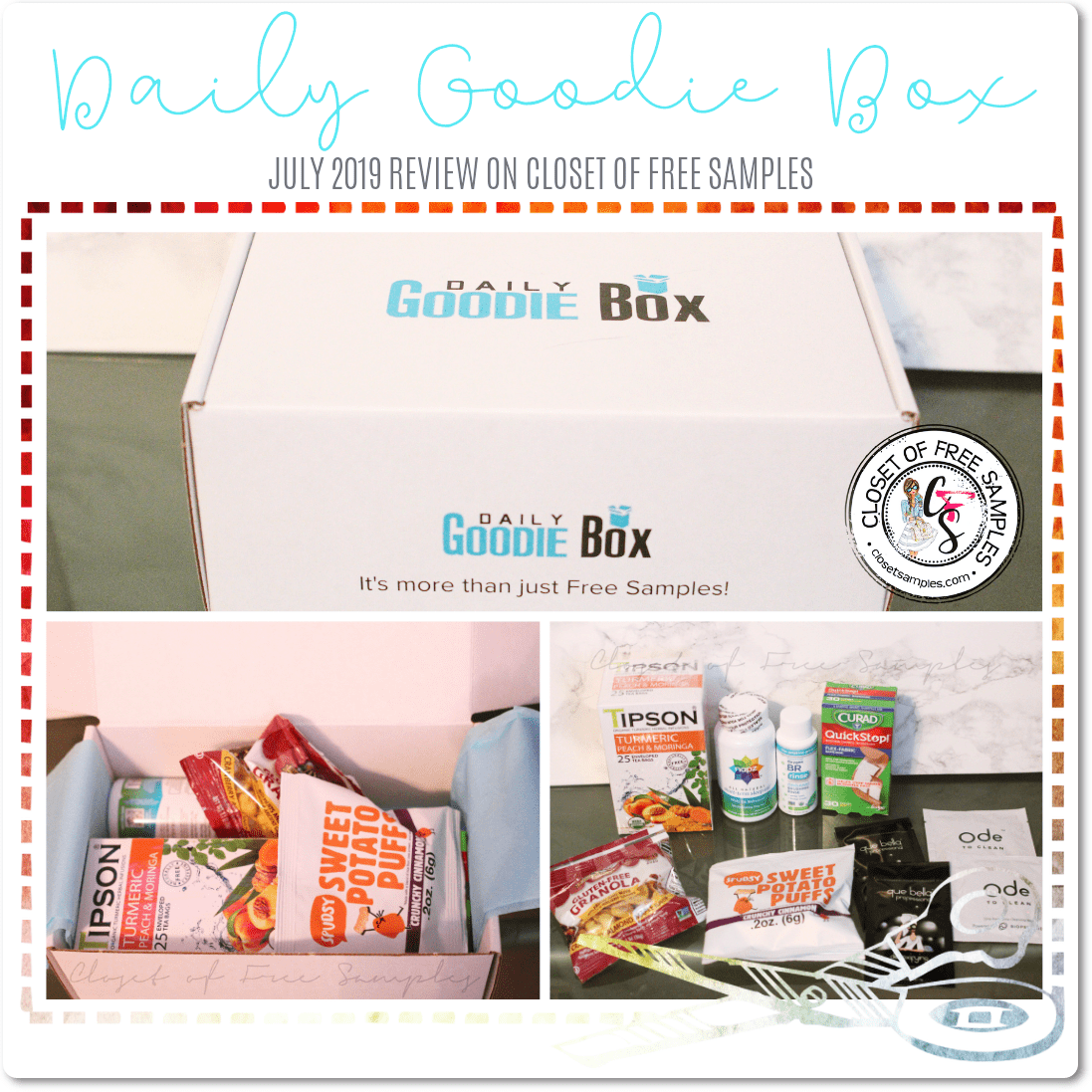 Daily Goodie Box July 2019 Review Sponsored Review