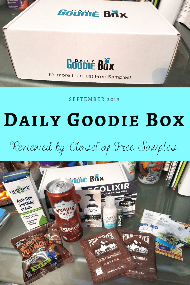 Daily Goodie Box September 2019 Review Closet of Free Samples Never