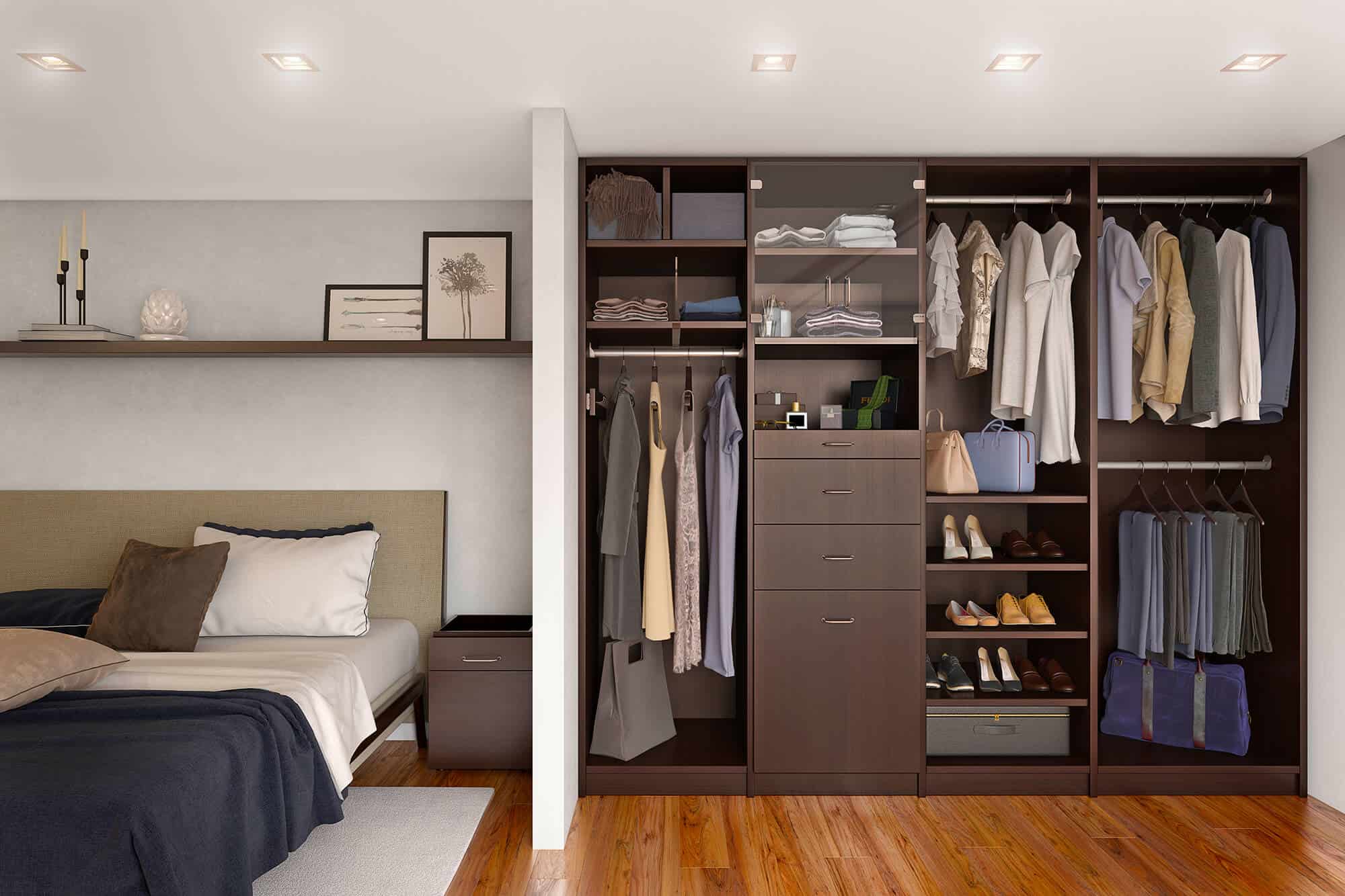 ReachIn Closet Gallery Design Your Own Closet with Custom Closets