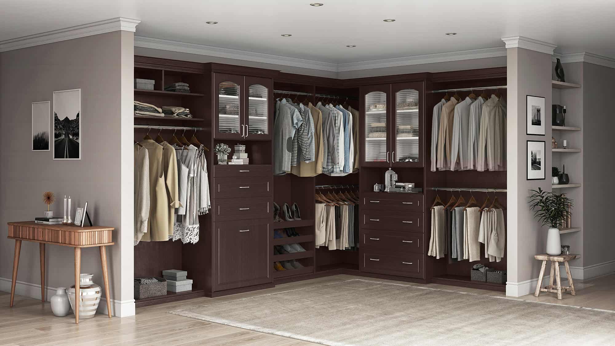 WalkIn Closets Design Your Own Closet with Custom Closets Organizer