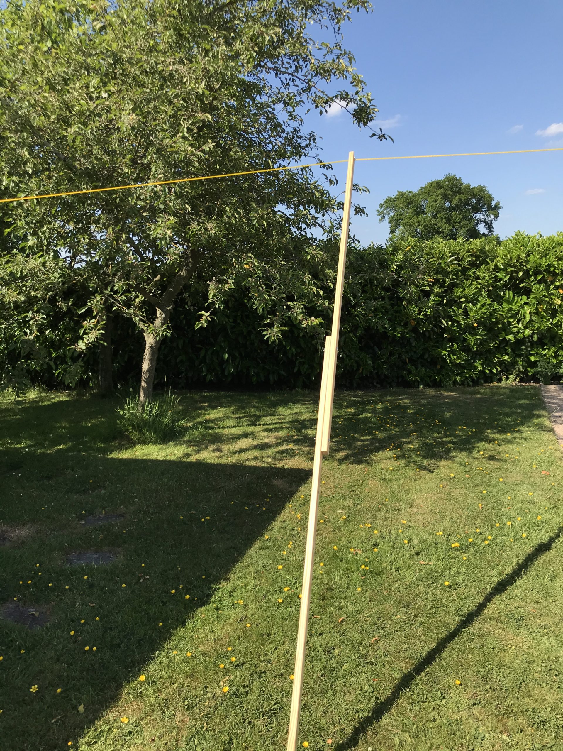 Wooden Clothes Line Prop Extendable Clothesmaid