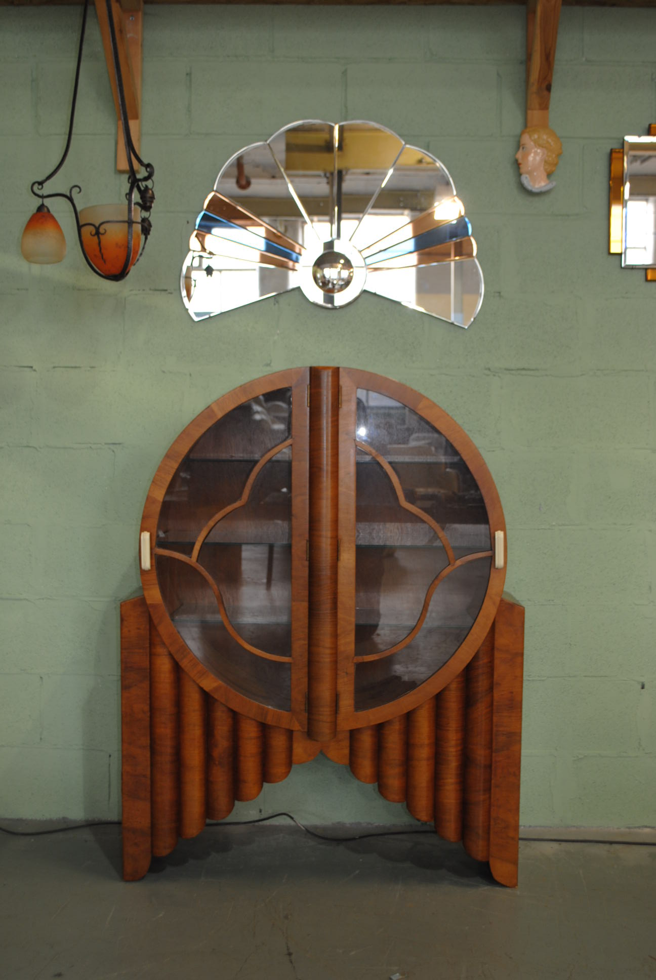Original Art Deco Walnut Rocket Cloud 9, Art Deco Furniture Sales