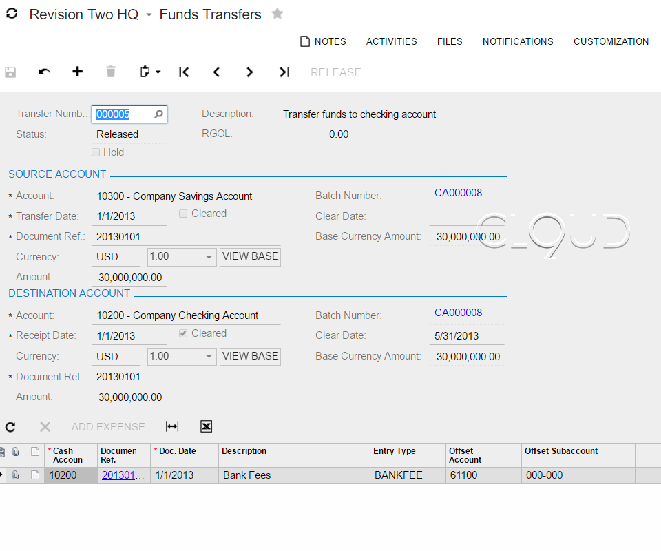 Cash Management Software Cloud 9 ERP Solutions