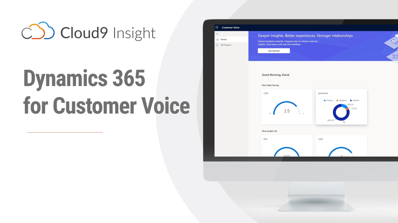 Dynamics 365 for Customer Voice Demo Cloud 9 Insight