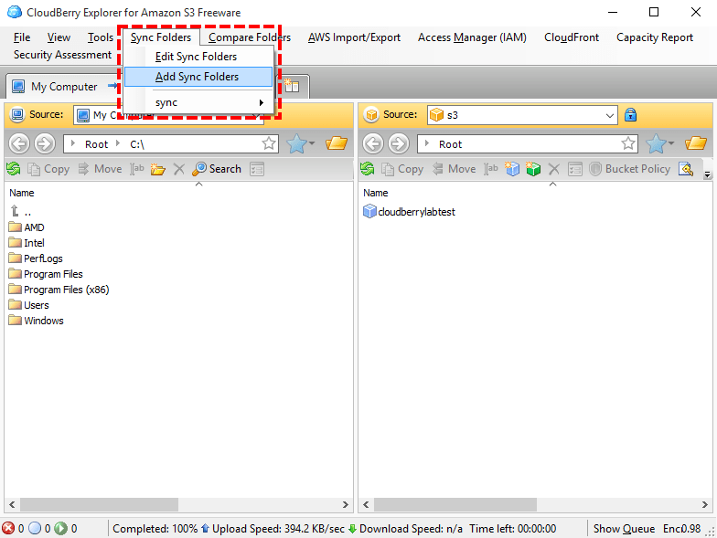 How to Sync Files with Amazon S3 Bucket in Windows