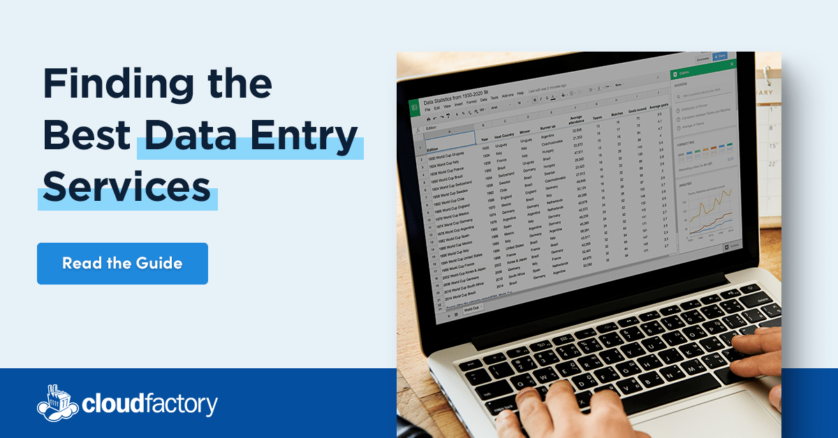 Finding the Best Data Entry Services CloudFactory