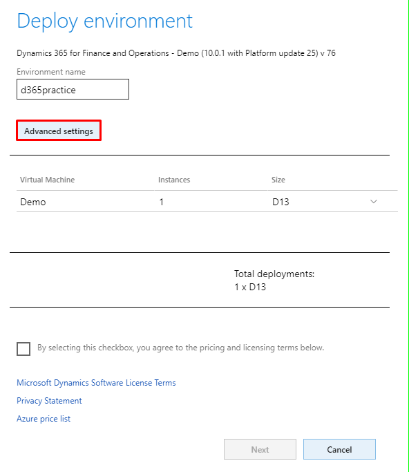 Set Up Demo Dynamics 365 Environment
