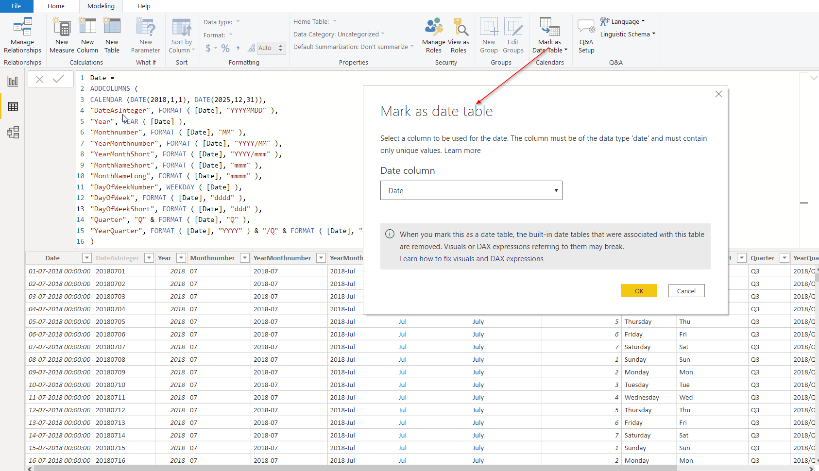 This both simplifies the code to author time intelligence calculations