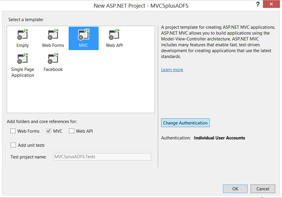 Use the OnPremises Organizational Authentication Option (ADFS) With