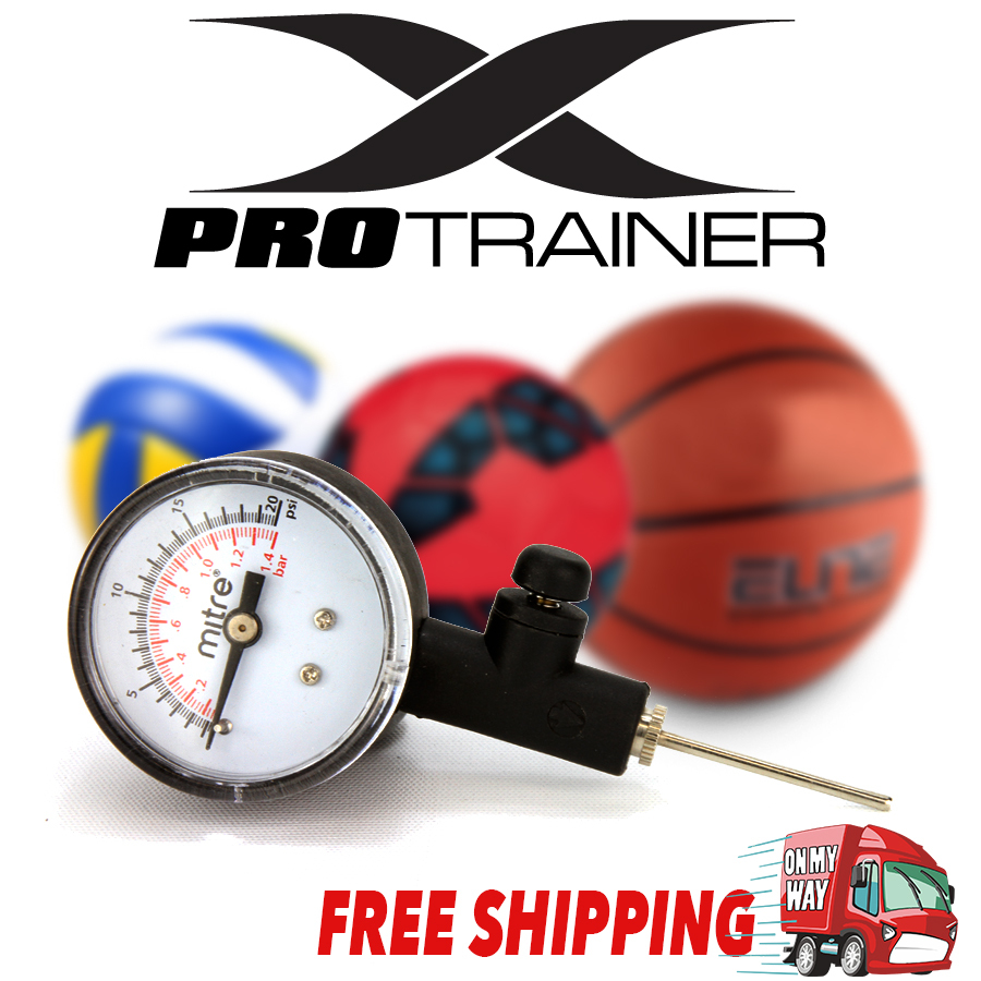 Dial Type Ball Pressure Gauge For Football Soccer Rugby Basketball