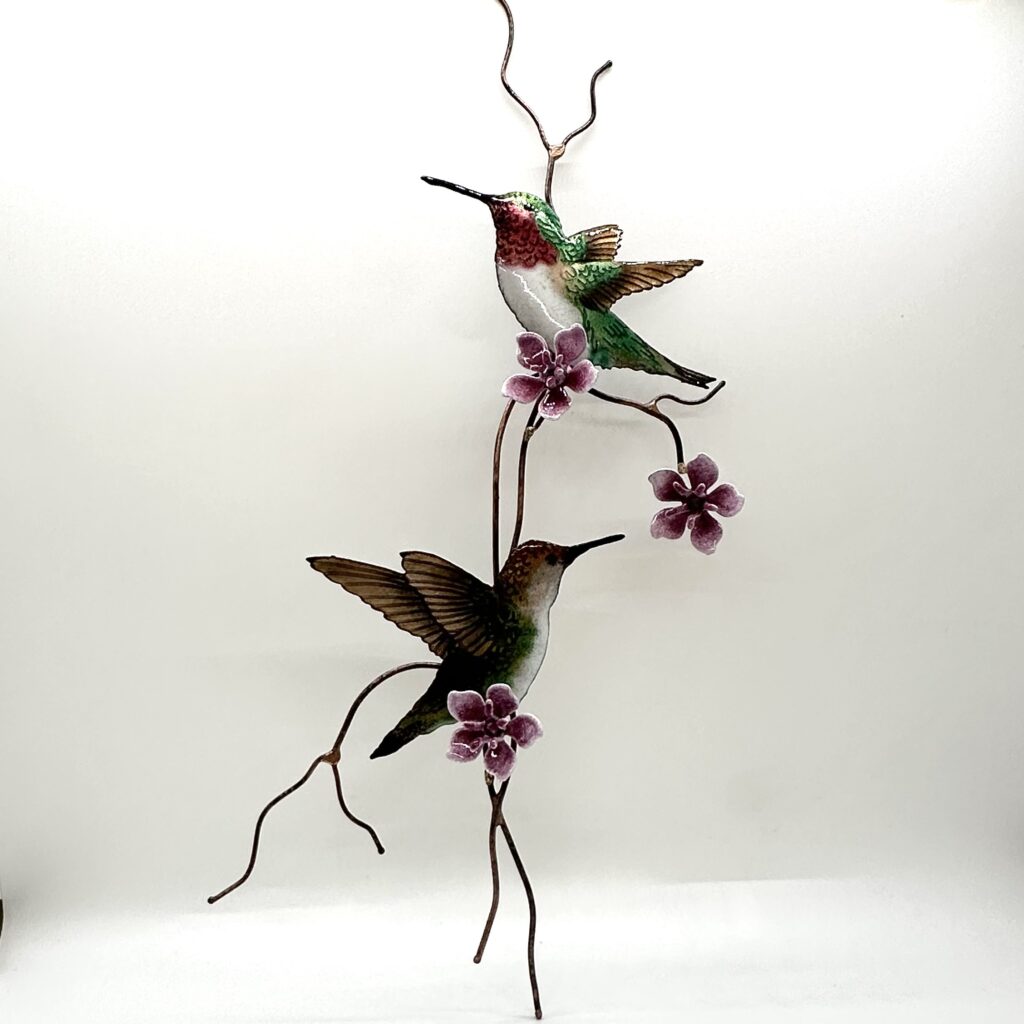 Glass Enamel Wall Sculpture By Bovano Chesire Clouds Gallery