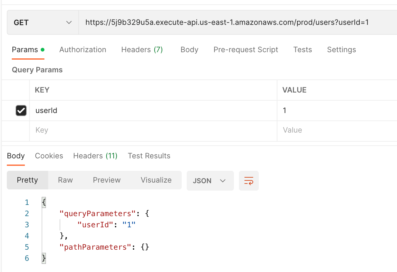 Get Query String & Path parameters in Lambda with API Gateway