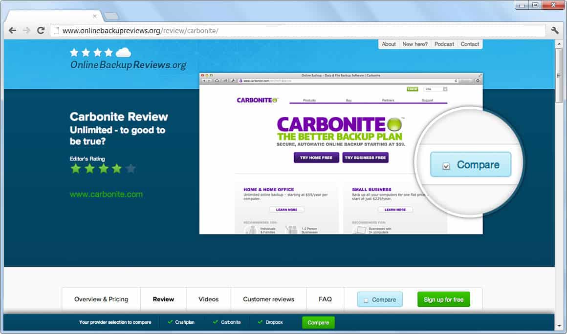 Carbonite Review • LEGIT or SCAM? • Updated January 2017