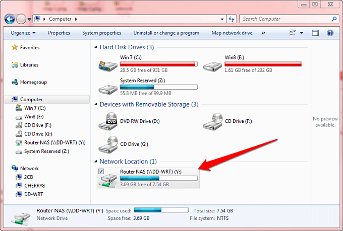 Connecting to a NAS on windows 7 Microsoft Community