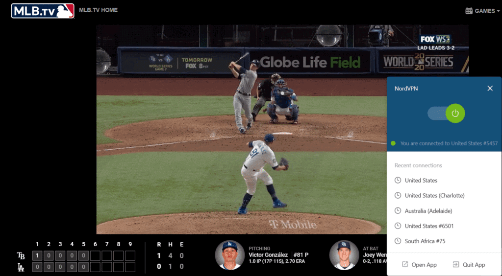 Best VPN for MLB.tv in 2024 No More Baseball Blackouts