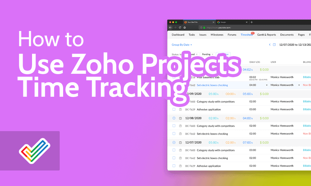 How to Use Zoho Projects Time Tracking [StepbyStep Tutorial]